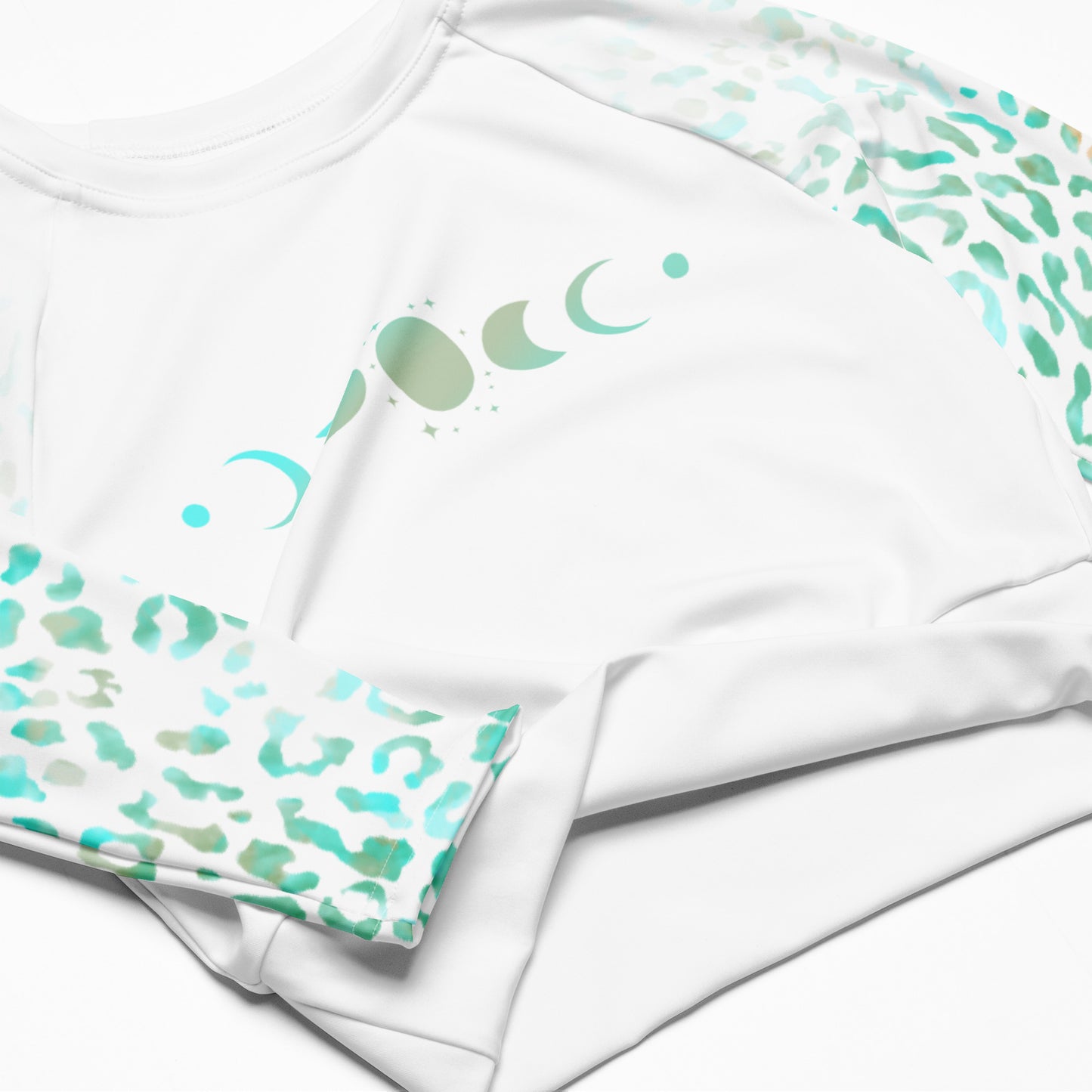 Lunar Safari Long Sleeve Crop Top