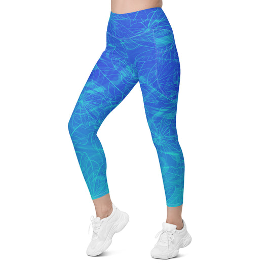Aqua Pulse Leggings with Pockets