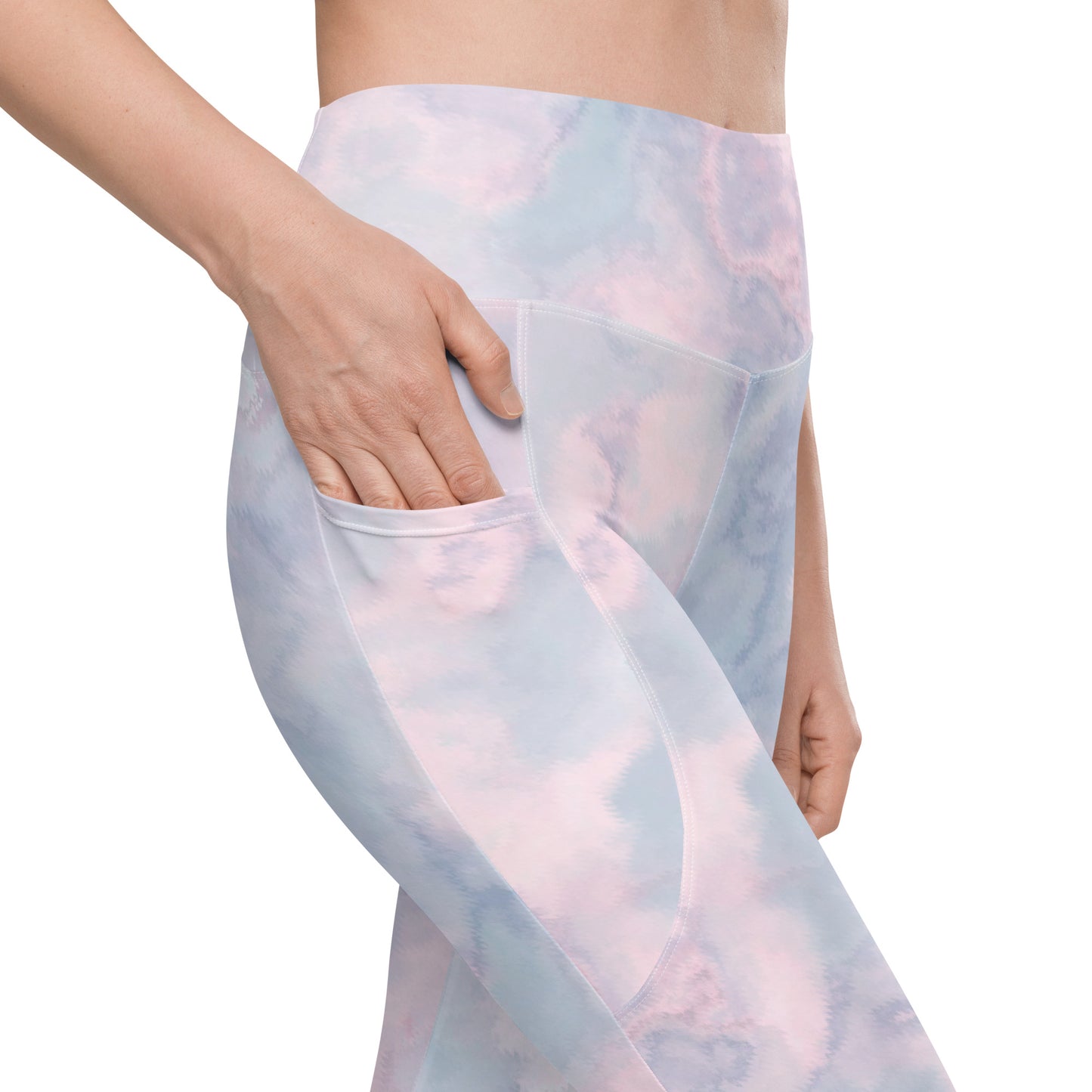 Pink Stardust Dream Leggings with Pockets