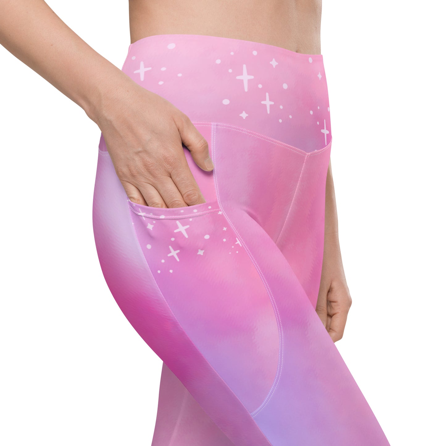 Lilac Haze Leggings with Pockets